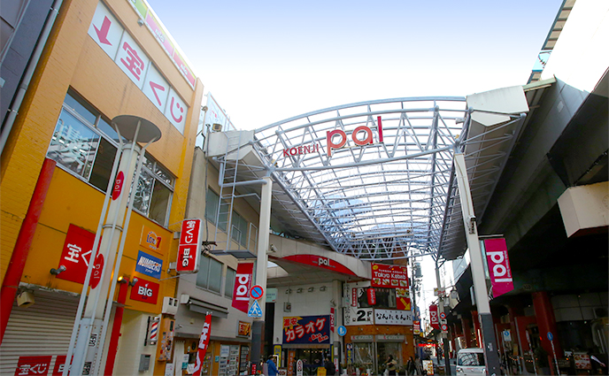 アーケードの写真